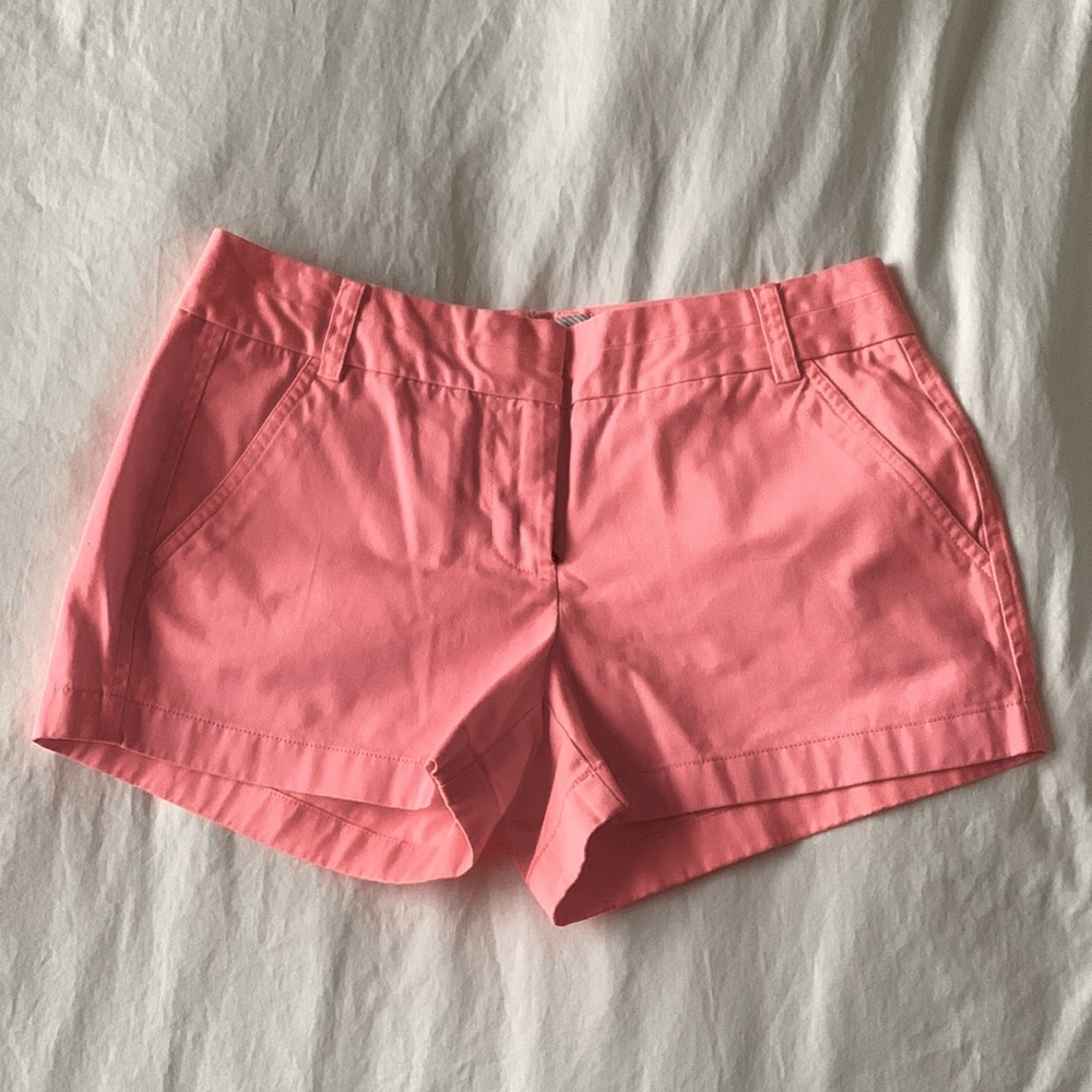 J crew, Light pink denim shorts. Size 4